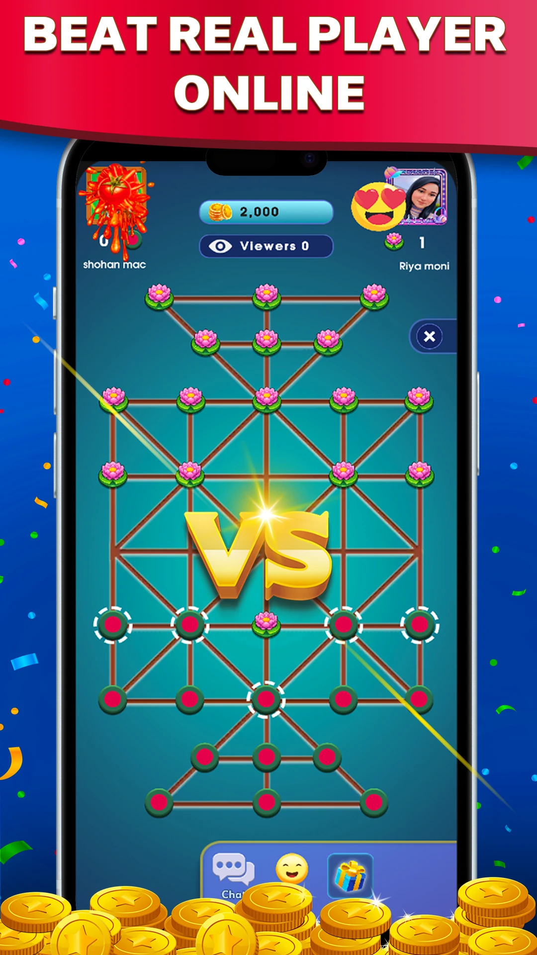 16 Bead Fun: Online Sholo Guti screenshot